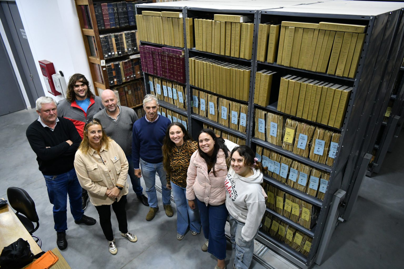 Visita de estudiantes a los Archivos Judiciales