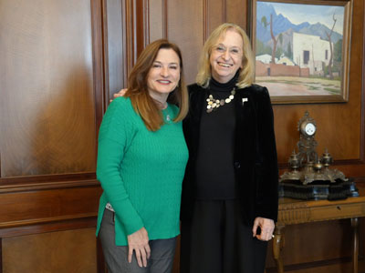 Hilda Kogan y Estela Díaz