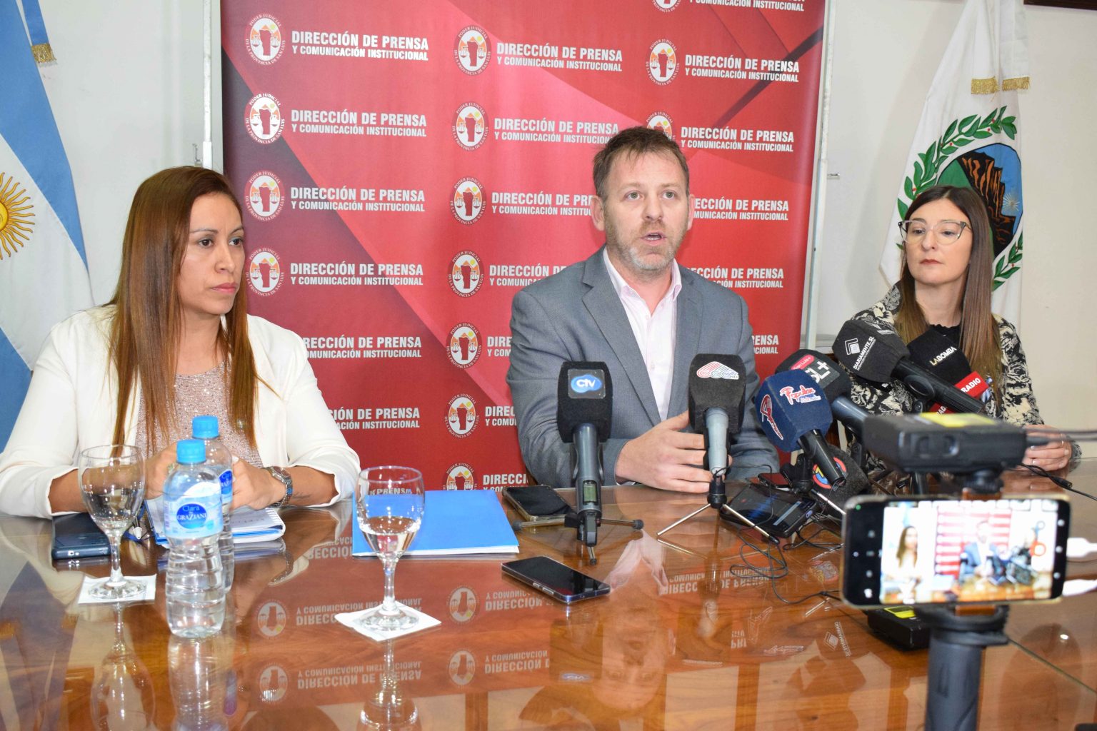 Federico Gorchs Vilchez, Lucía Monsalva y Laura Román Fratín