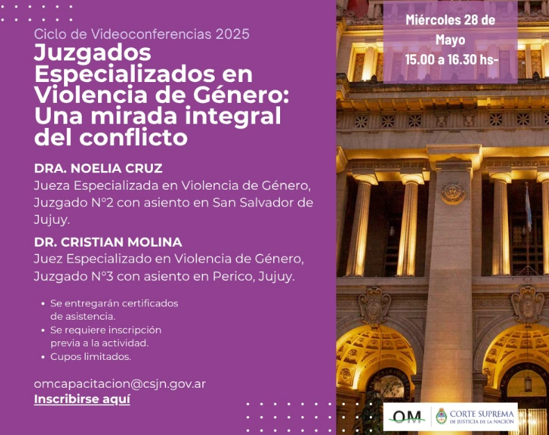 Ciclo de videoconferencias 2025