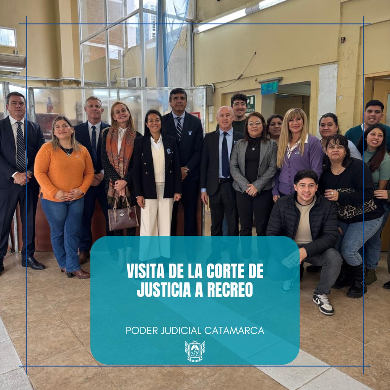 Visita de la Corte de Justicia a Recreo