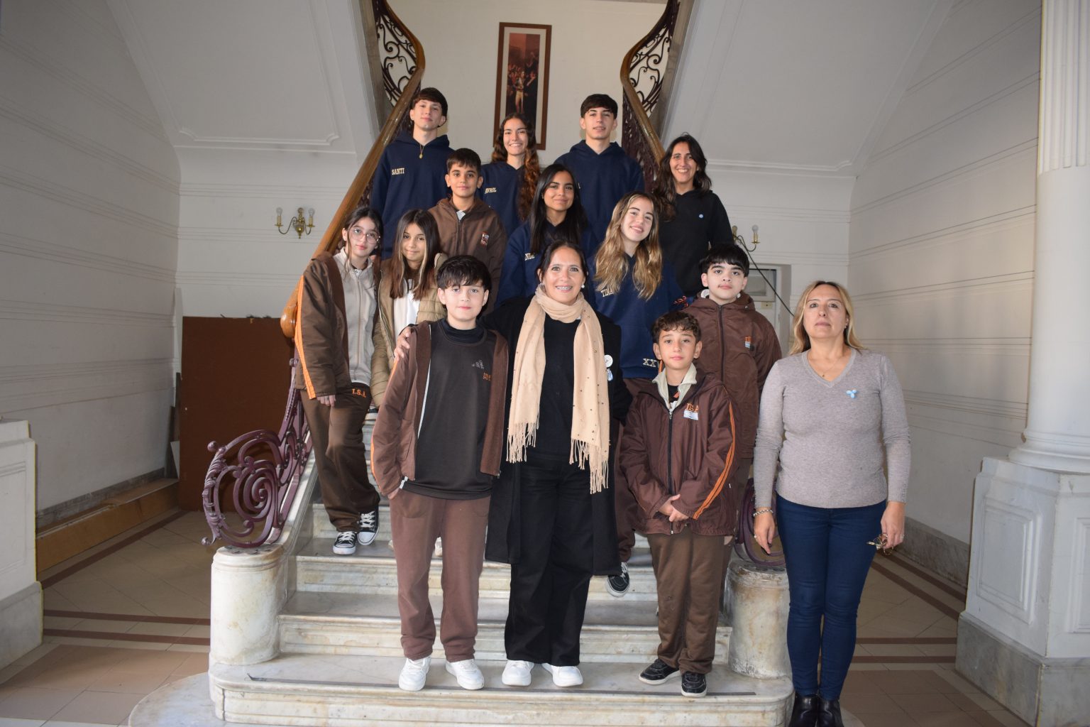 Estudiantes del Instituto San Agustín visitaron el Palacio de Justicia