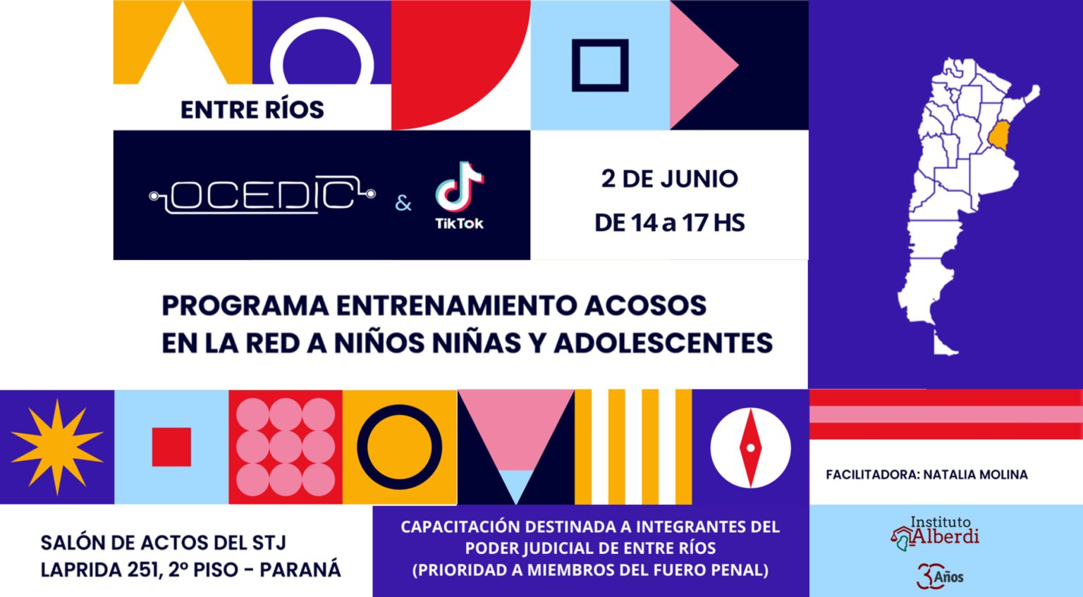 Programa de entrenamiento: Acosos en la red a niñas, niños y adolescentes