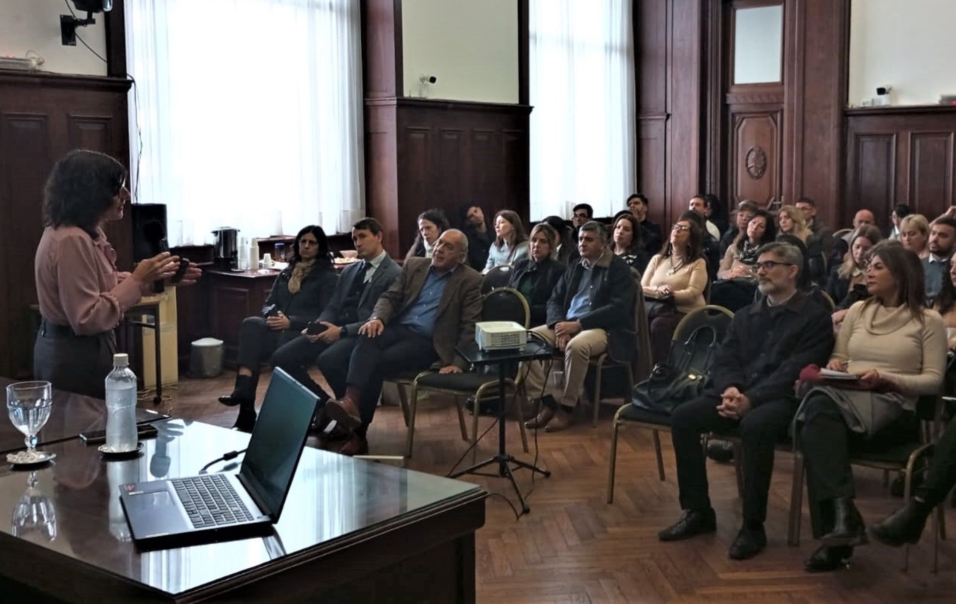 La capacitación se llevó a cabo en el Palacio de Justicia 