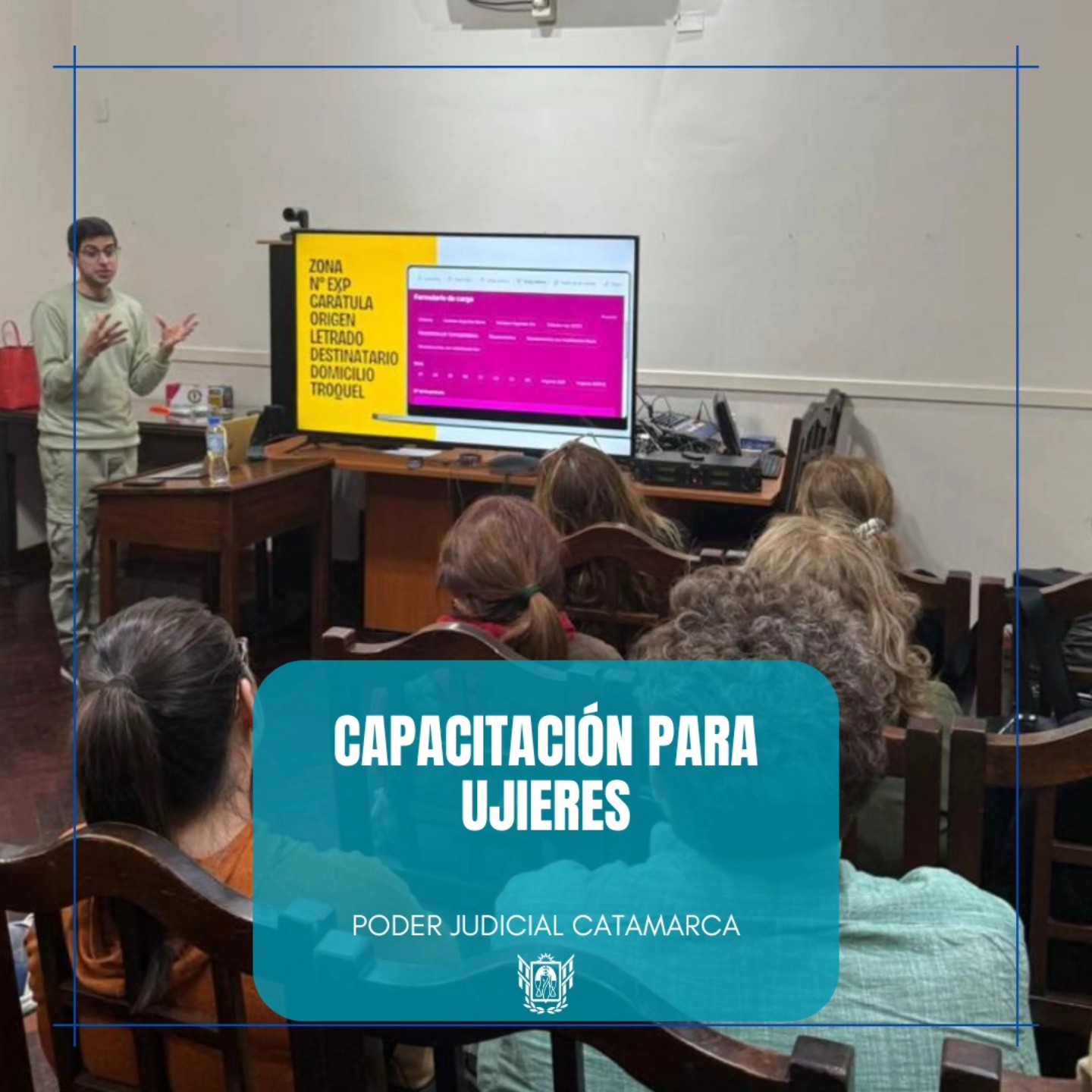 Se realizó una capacitación destinada al cuerpo de ujieres