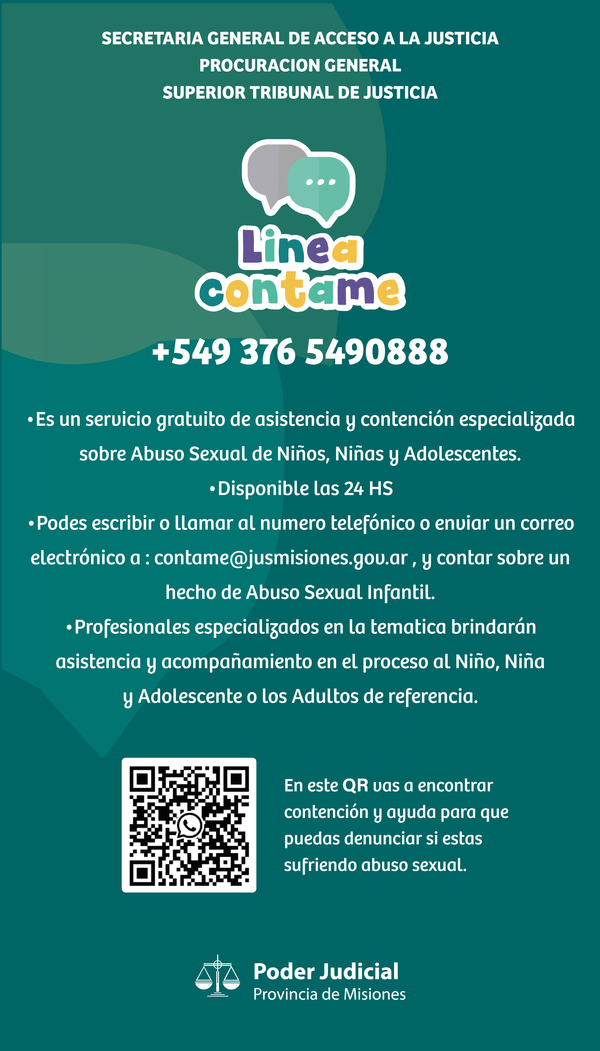 Línea Contame