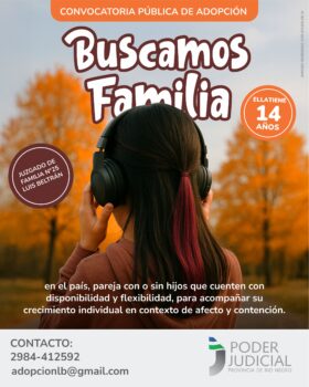Convocatoria pública de adopción 