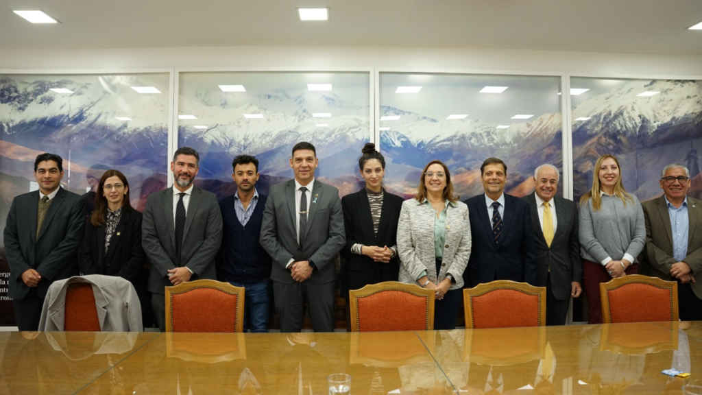 El encuentro se realizó la Sala de Situación y Acuerdos de la Corte de Justicia