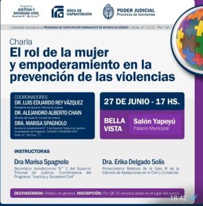 "El rol de la mujer y empoderamiento en la prevención de las violencias”