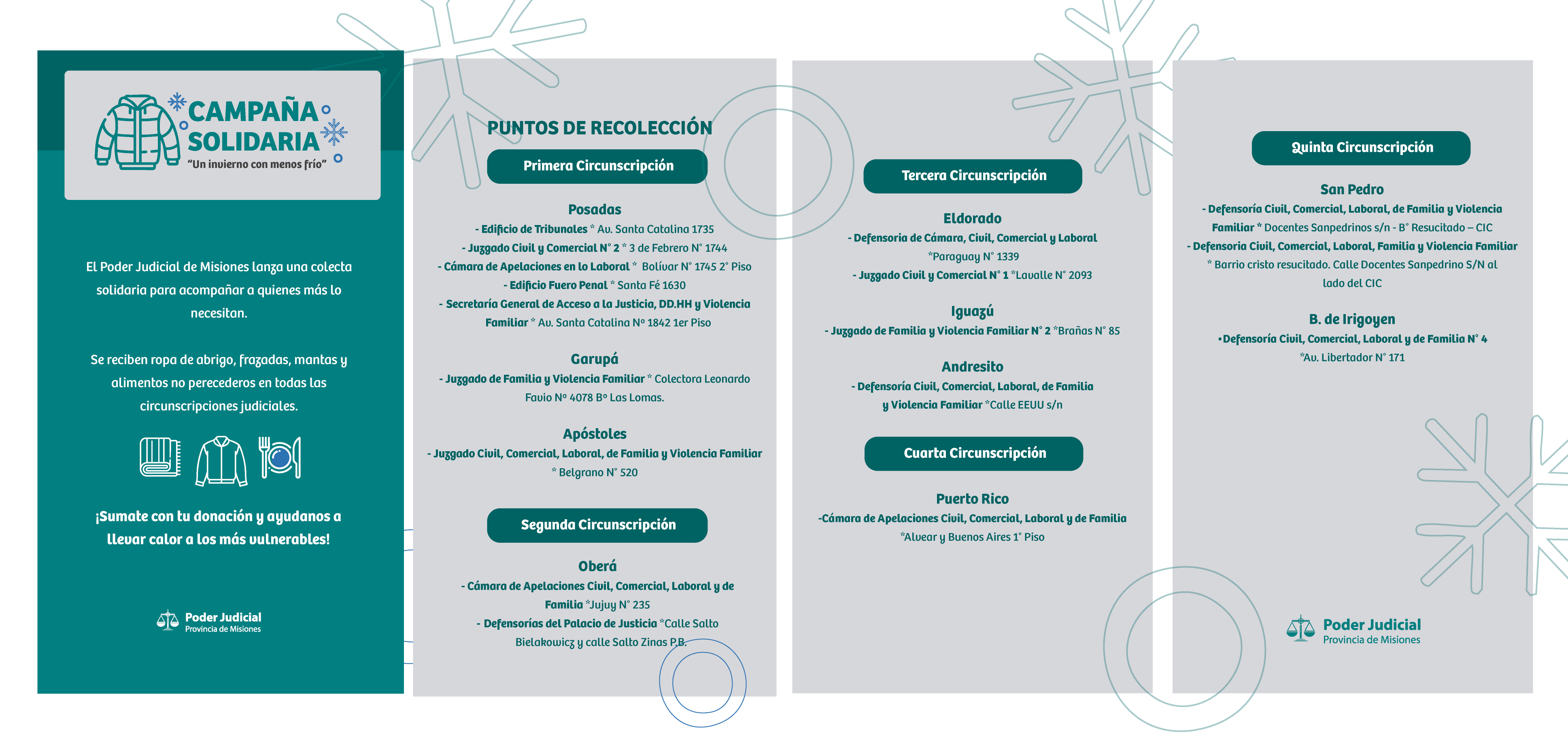Campaña solidaria “Un invierno con menos frío”