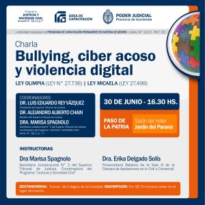 La inscripción se realizará de manera presencial 30 minutos antes del evento