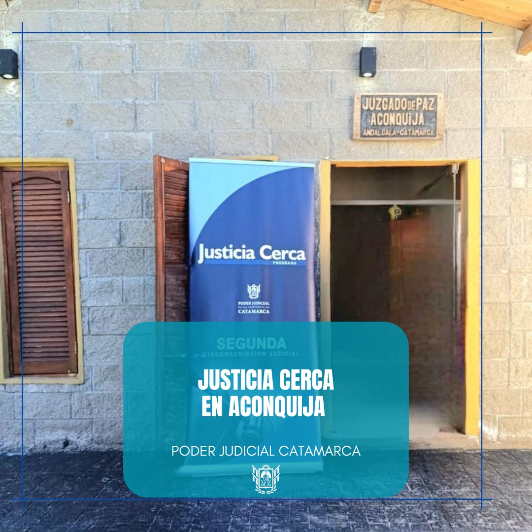 Justicia Cerca en Aconquija
