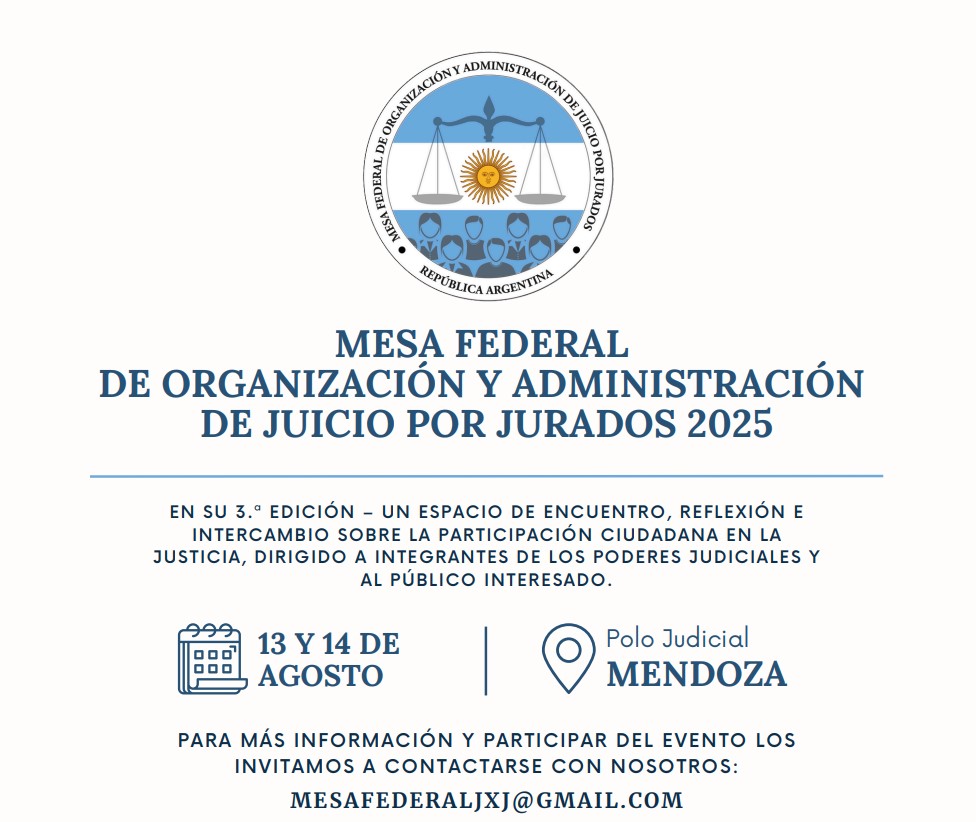 Mesa Federal de Organización y Administración de Juicio por Jurados