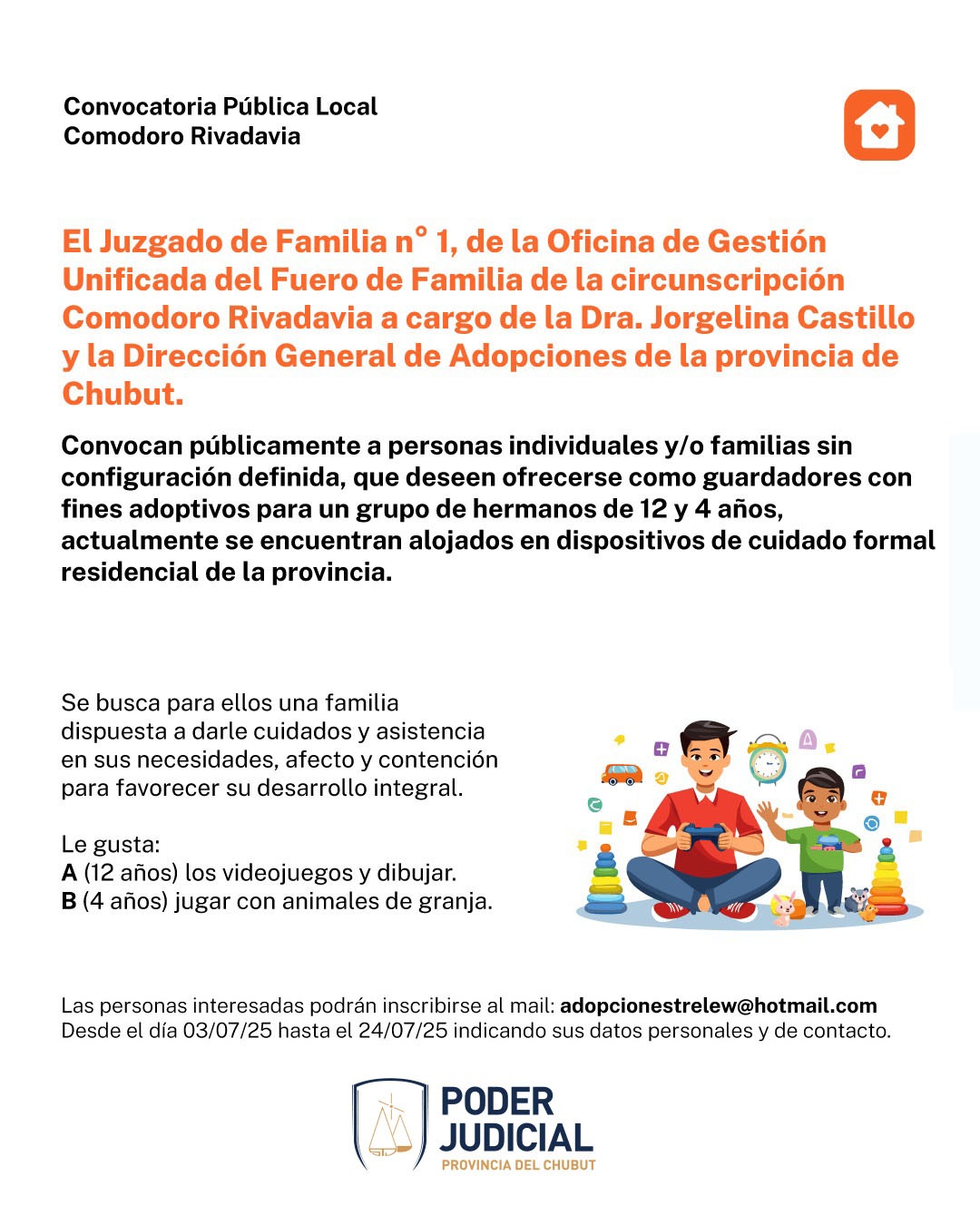 Convocatoria Pública local