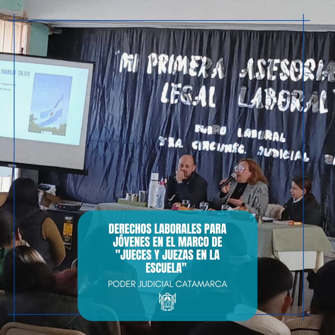 Se llevó a cabo en la Escuela Secundaria N°18 “Ejército de los Andes” de Belén