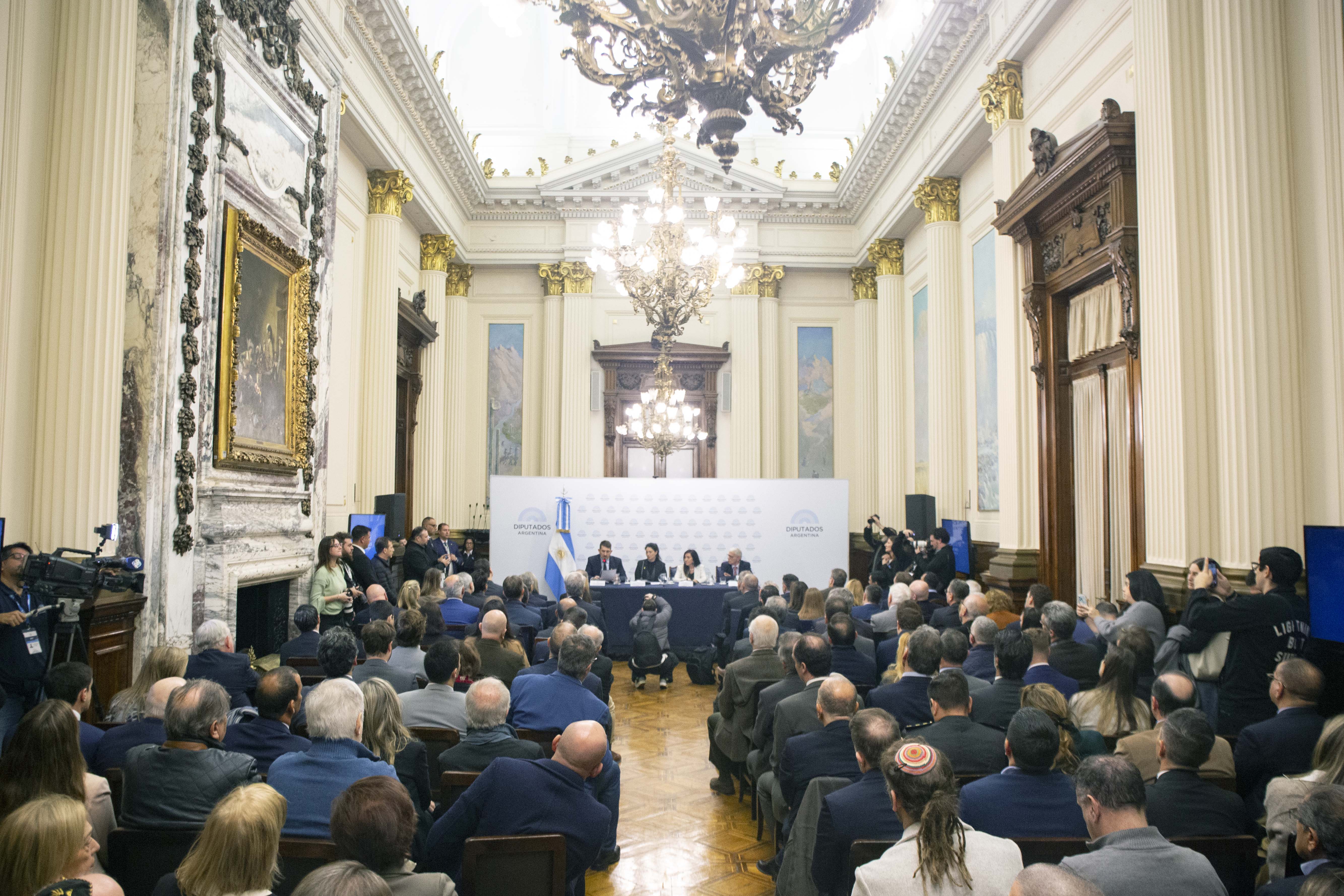 Se realizó en el salón Della Parodi de la Cámara de Diputados